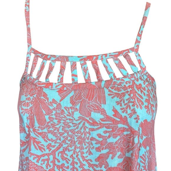 Pineapples Designed in Hawaii Beach Cover-up Sundress XS #347E - Picture 7 of 10